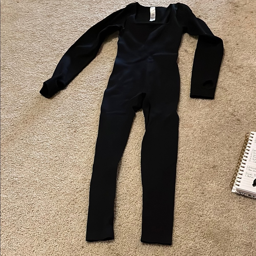 Black Long Sleeve Jumpsuit